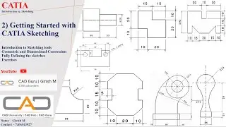2) Getting Started with CATIA Sketching | Short