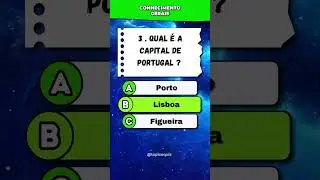 🪐 Quiz conhecimento gerais!