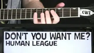 Human League Don't You Want Me Guitar Chords Lesson & Tab Tutorial