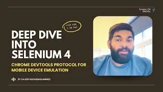 Join the session Deep dive into Selenium 4 - Mobile browser emulation with chrome dev tool protocol