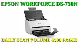 Epson WorkForce Ds-730N,ll Fast speed scanner ll Duplex Colore scener ll One Minute 2500 page scan,