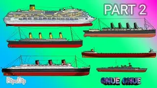 SHIPS FAMOUS SINKING in FlipaClip ⚓🚢Part 2