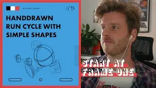 How to animate a basic run cycle with simple shapes in KRITA