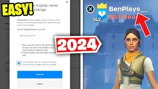 HOW TO CHANGE YOUR FORTNITE NAME IN 2024!