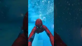 Spiderman underwater😍