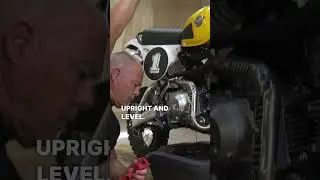 Changing the oil on a Buscadero BSX mini bike #pitbike #minibike