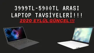 EBA LAPTOP TAVSİYESİ (GÜNCEL) 3999TL-5999TL