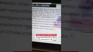 SOAL TWK FULL PENALARAN SKD CPNS #cpns2024 #cpns #twk