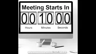 Meeting Countdown Timer 10 minutes (with music)