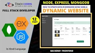 how to update table in mongodb using node js || Nodejs Dynamic Project
