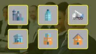 Architecture Construction House Industry   Flat Animated Icons and Elements After Effects Template