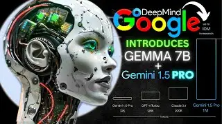 Google’s GEMINI 1.5 PRO + DeepMind AI Upgrade Bombshell (GEMMA 7B, 4 FEATURES, 10,000,000 TOKEN MoE)