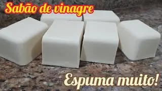 Sabão de Vinagre Caseiro - Elimina Mau Cheiro - Desengordura - Amacia às Roupas e Tira Manchas #03Rc