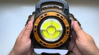 Фонарь на солнечной батарее Hurry-bolt HB-6678C 20W с функцией Power bank