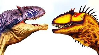 PALEO GIGA vs. CARCHARODONTOSAURUS | ARK Dino Battle