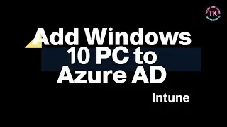 How to join windows 10/windows 11 pc in Azure AD | Intune |Microsoft Admin Center