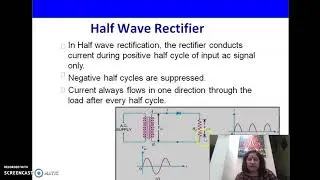 half wave rectifier