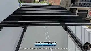 pérgola corrediza ✅