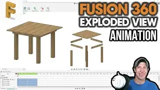 Creating an EXPLODED VIEW ANIMATION in Fusion 360