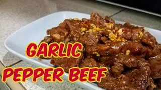 GARLIC PEPPER BEEF | Easy garlic pepper beef recipe | KIMchenette