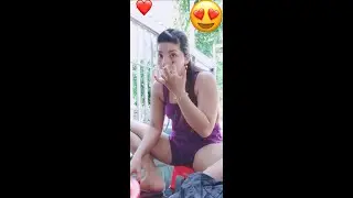 Single mom is so cute. She’s washing clothes.