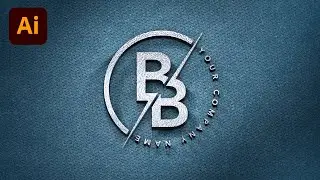 How Do I Make a Logo in Adobe Illustrator - Make Logo Letter Using BB (Logo Design Tutorial)