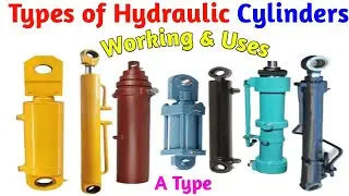 Types of Hydraulic Cylinder । Double Acting । Single Acting । Telescopic Type Uses & Applications.