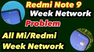 Redmi Note 9 Week Network Problem Low Network Problem