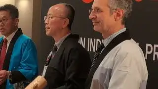 Canon reception #SPIElitho Sake Barrel opening 2/28/24