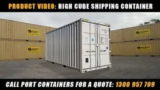 Product Video - High Cube Shipping Container