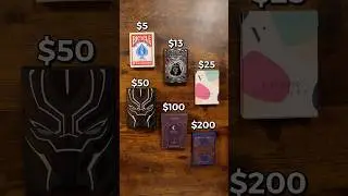 From $5 Playing Cards To $200 Playing Cards! 😮 