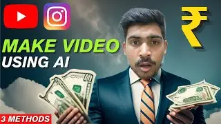 How To Make Videos Using AI | Without Face & Voice - 3 Methods ✅ | Earn Money 💵