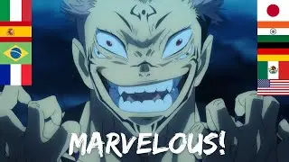 Ryomen Sukuna laughs in different languages | Jujutsu Kaisen 