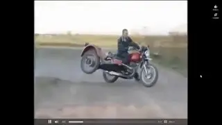 Русский байкер !  Со двора выезжает Смех