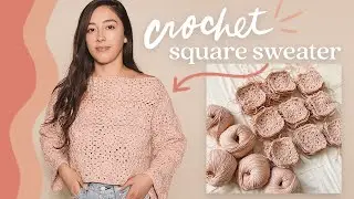 How to Crochet a Sweater With Granny Squares