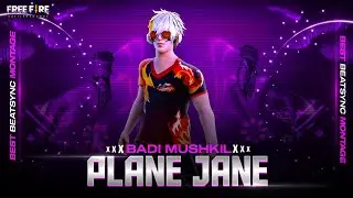 Badi Mushkil Baba x Plane Jane | Free Fire Best Edited Beat Sync Montage | Collab With @KETAN VFX