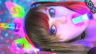 ASMR 🍓 Push Pop ♡ Mouth Sounds, Candy, Eating, Chewing, Food, Lollipop, Yummy ♡
