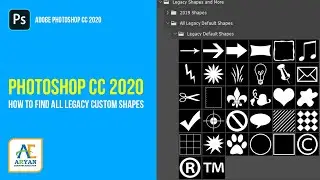 How To Add Legacy Custom Shapes To Photoshop CC 2020