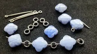 Simple loop technique, jewellery making ideas