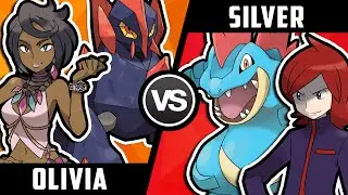 BEST TEAM POKÉMON BATTLE: Olivia vs Silver!