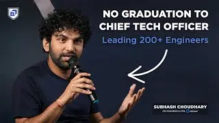Tech Entrepreneurship Masterclass ft. Subhash, CTO 