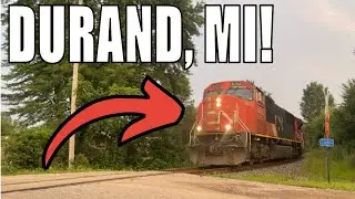 Railfanning in Durand, MI with @Lordbillystrains
