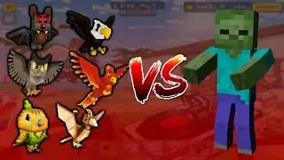 PIXEL GUN 3D: All Flying Pets VS Zombies