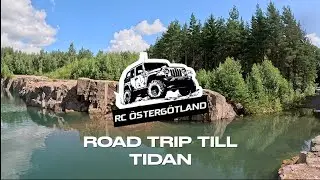 RC Östergötland Road trip! Crawling at old rock quarry Moholm. Traxxas, Element, Axial, Red Cat.