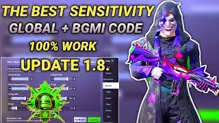 No Recoil !! Best Sensitivity After New Update 1.8.0 PUBG Mobile | BGMI 1.8.0 Sensitivity Setting