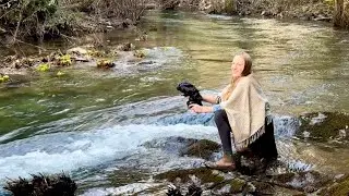 Simple Life in the Woods: Fixing Wood Cabin & Hiking to Hidden Waterfalls