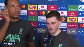 Andy Robertson talking but at 2x speed