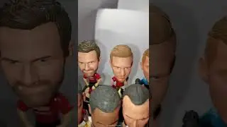 Manchester United Team 2018 Toys Set Pogba, Ibrahimovic, Mata, Lukaku, Rashford, Mourinho #shorts