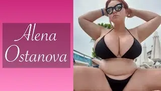 Alena Ostanova in Curvy Lingerie