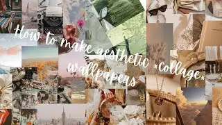 How to create aesthetic *collage* wallpapers. Part 1 of the AESTHETIC IPAD series.